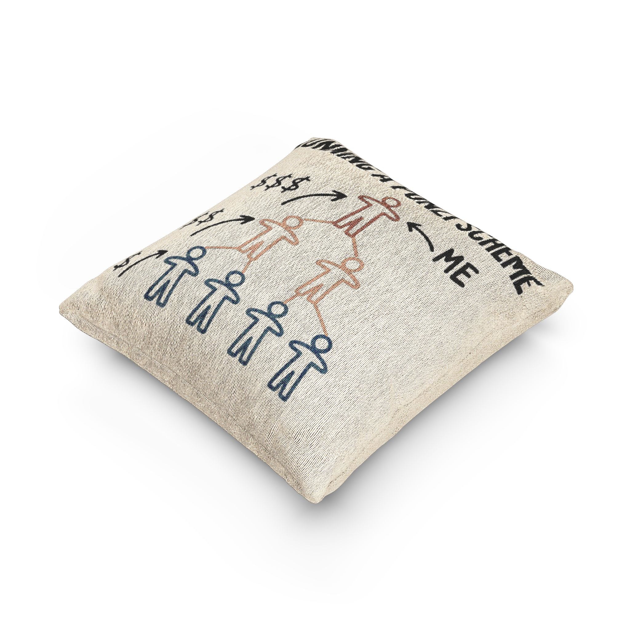 Ponzi Scheme Pillow