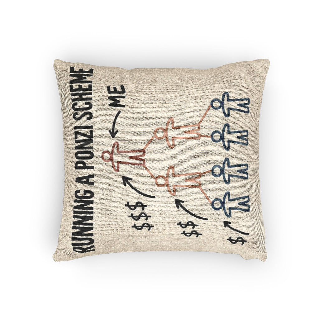 Ponzi Scheme Pillow